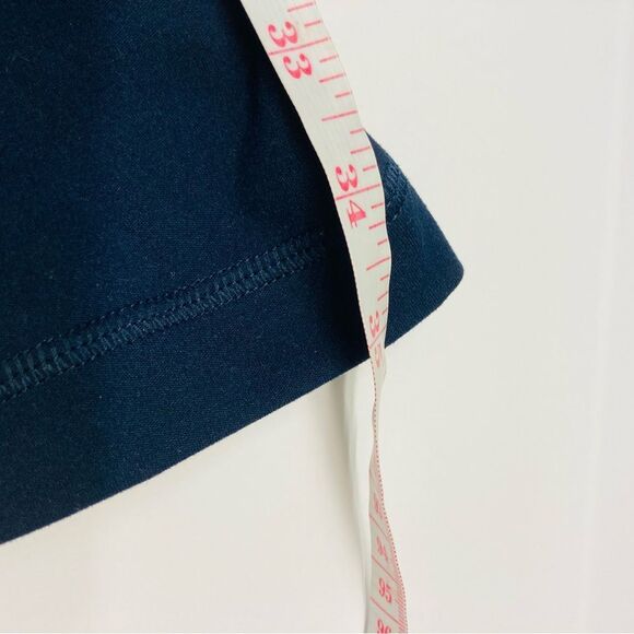 Yogalicious Leggings Navy Blue With Black Mesh Cutout Panels Size Medium - Picture 10 of 11